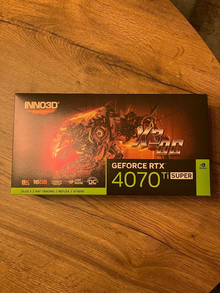 NVIDIA GeForce RTX 4070 Ti SUPER INNO3D 16GB videokaart, GDDR6, PCI-Express 4, Ophalen of Verzenden, Zo goed als nieuw
