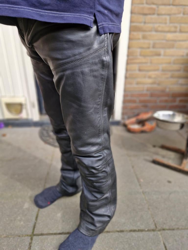 Leren broek heren - maat 48 Zwart, comfortabel en stijlvol, Kleding | Heren, Broeken en Pantalons, Evolution disign, Maat 48/50 (M)