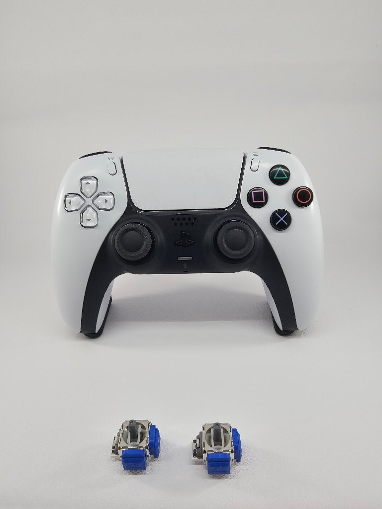 PS5 DualSense Wit | TMR Sticks | Custom Buttons, Spelcomputers en Games, PlayStation 5, Ophalen of Verzenden, Zo goed als nieuw