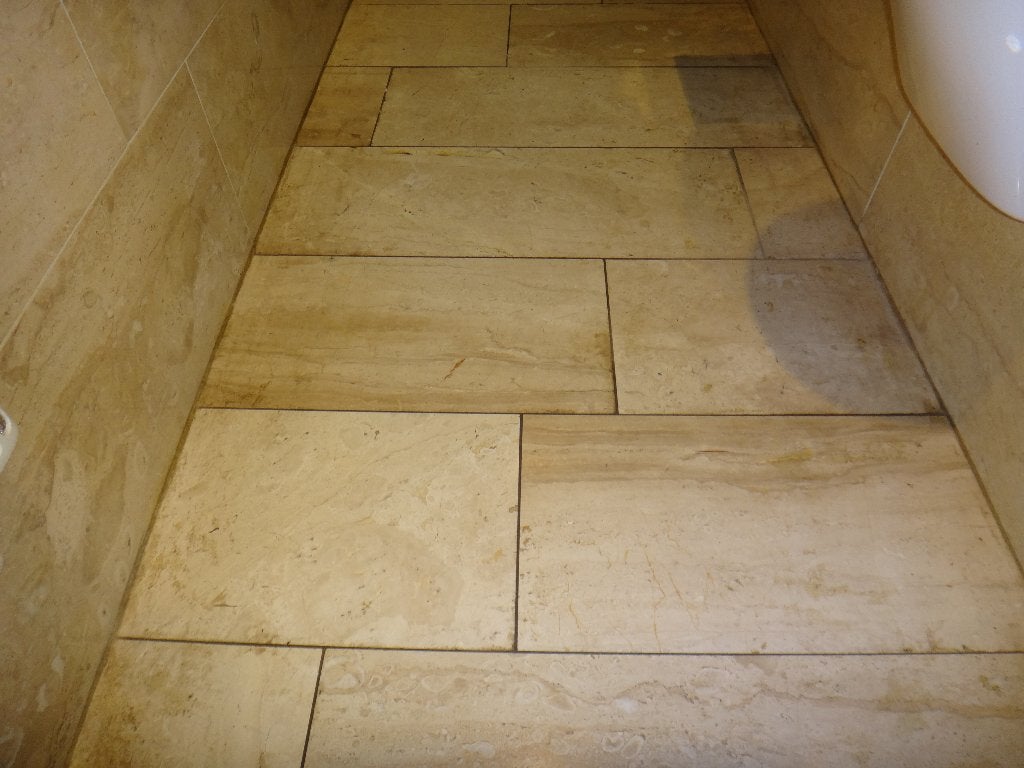Beige travertin natuursteen tegels, Doe-het-zelf en Verbouw, Tegels, Ophalen, 60 cm of meer, Gebruikt, Hardsteen