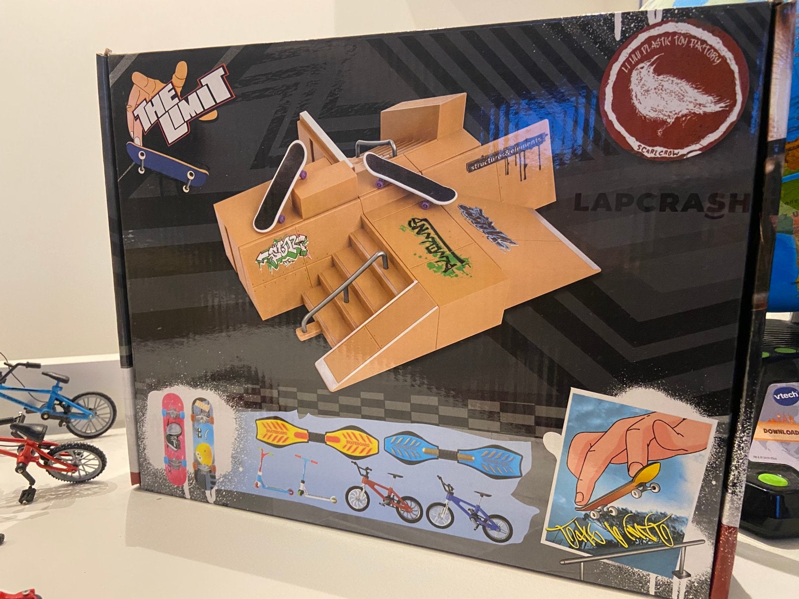 Fingerbord rampset, Overige merken, Ophalen of Verzenden, Handmatig, Racebaan