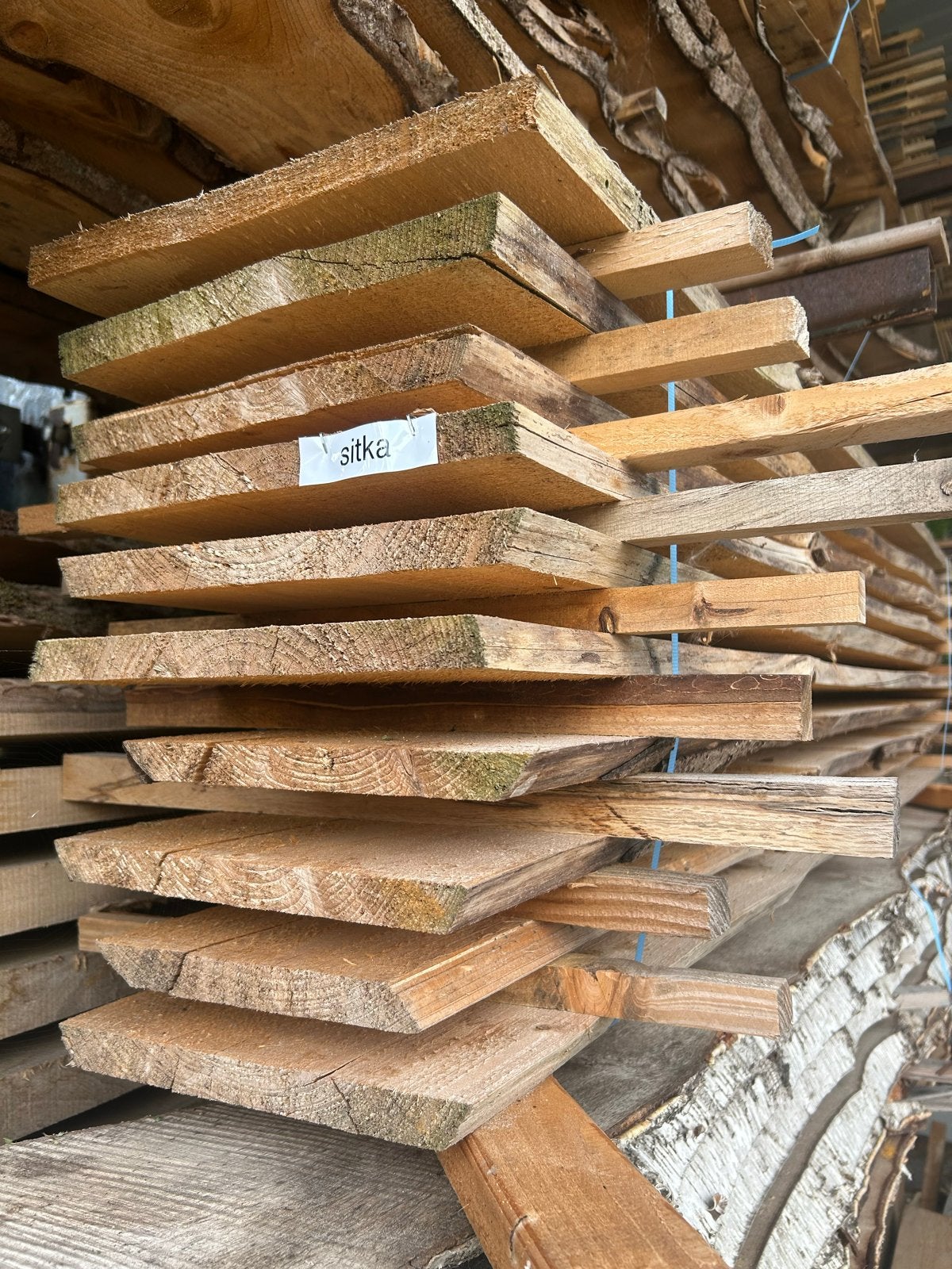 Schaaldelen, planken en balken uit eigen zagerij, Ophalen, Nieuw, Balk, Beuken