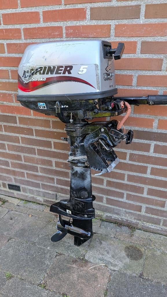 Mariner 5 pk 4-takt buitenboordmotor, Ophalen, Gebruikt, 5 tot 10 pk, Viertaktmotor