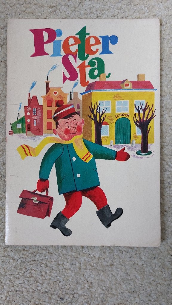 Pieter Sta. - Vintage kinderboekje van Shell, Boeken, Ophalen of Verzenden, Gelezen, Onbekend