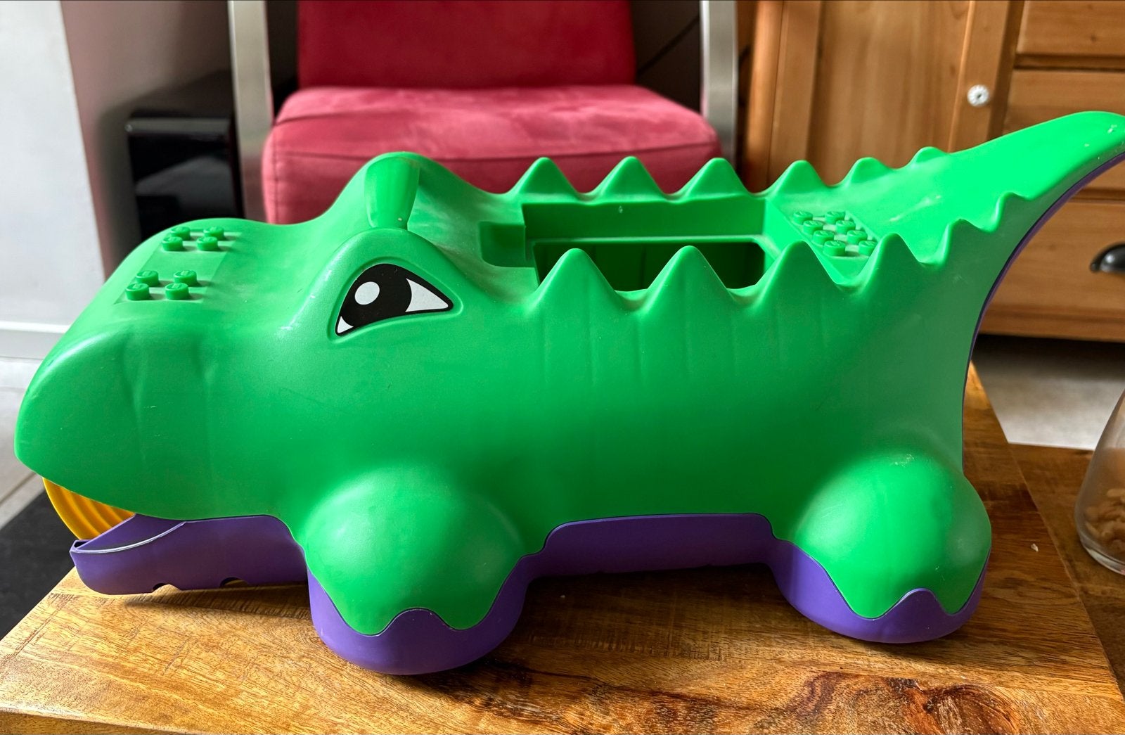 Fisher-Price Krokodil Rijdier met Blokken, Ophalen of Verzenden, Gebruikt, Jongen of Meisje