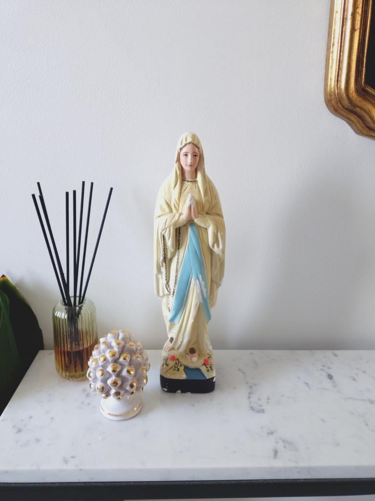 Maria beeldje Lourdes glow in the dark - 30cm, Ophalen of Verzenden