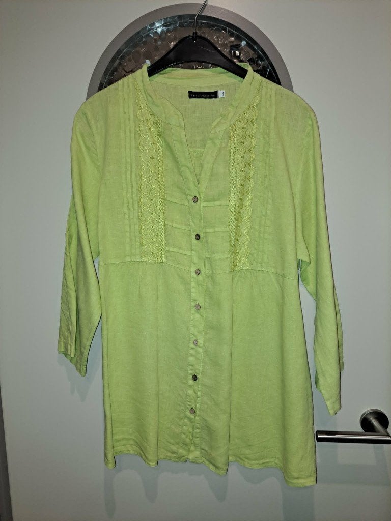 Cassis linnen tuniek/blouse, maat 44, Cassis, Maat 42/44 (L), Ophalen of Verzenden, Zo goed als nieuw