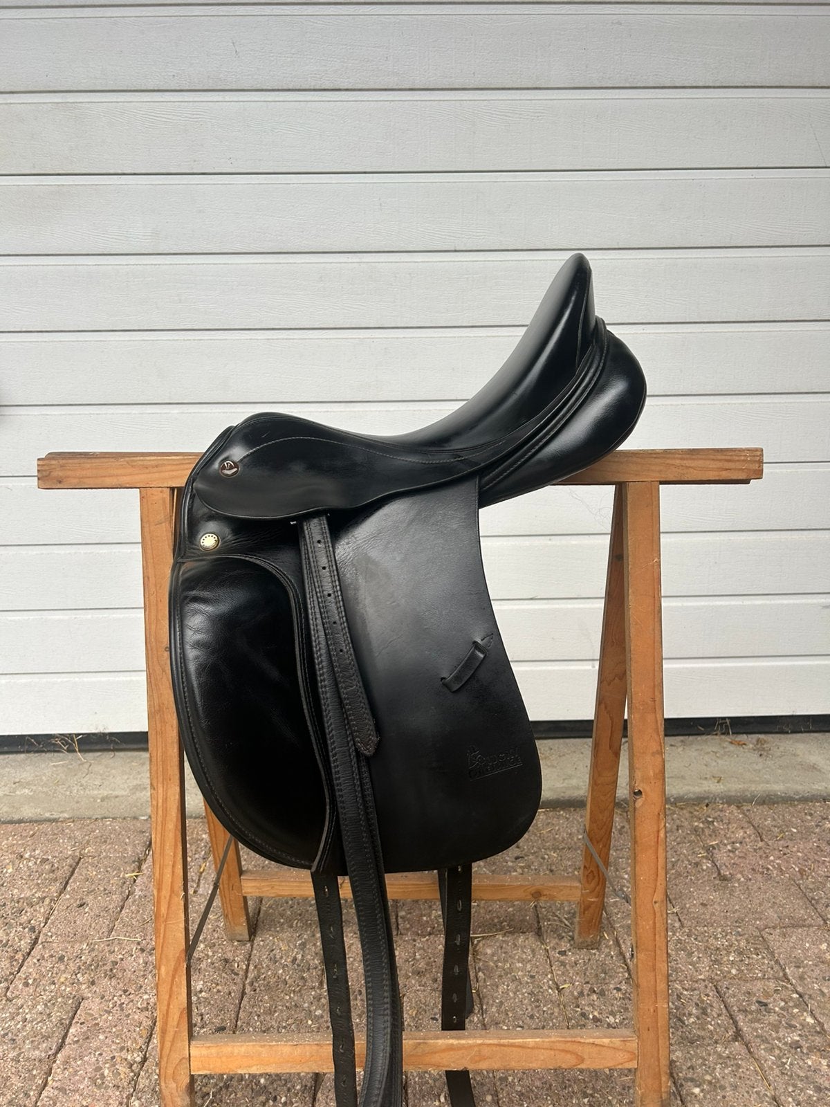 Prestige Lucky dressuurzadel 16 inch – boommaat 32, Gebruikt, Dressuur, Prestige, Ophalen of Verzenden