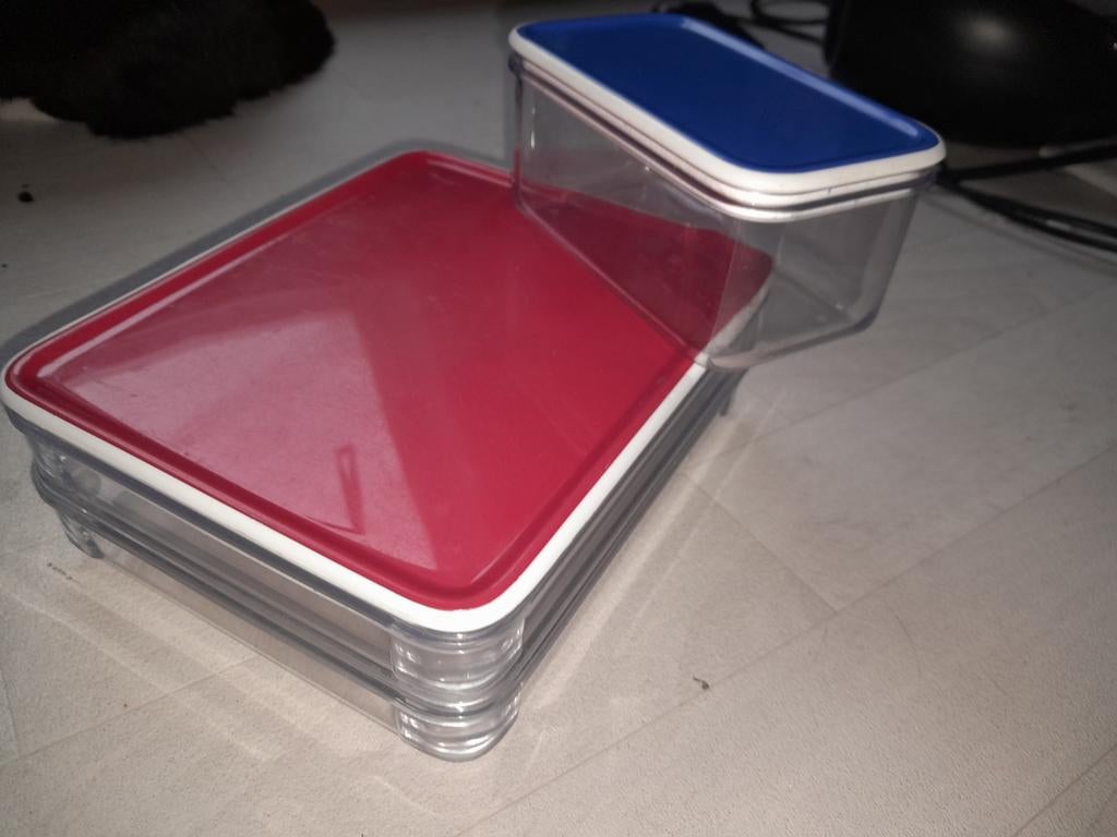 Set mepal bakjes, Kunststof, Ophalen of Verzenden, Zo goed als nieuw, Voorraadpot