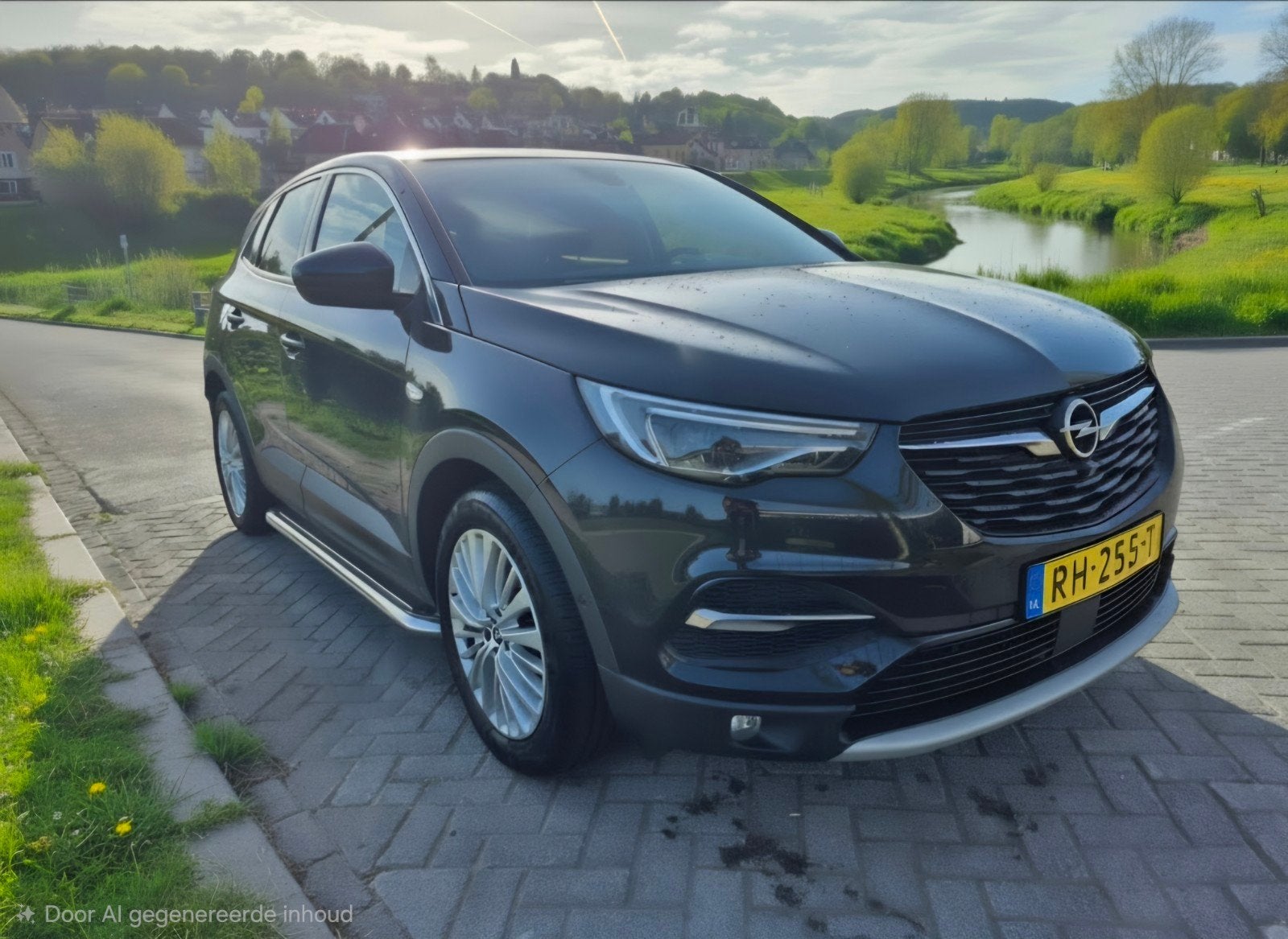 Opel Grandland X 1.2 Turbo 130pk S&S 2017 Zwart, Voorwielaandrijving, 1350 kg, 1199 cc, Zwart
