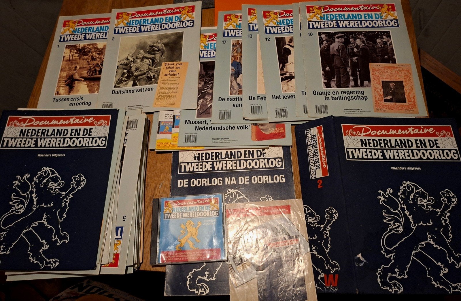 Documentaire Nederland en de Tweede Wereldoorlog compleet, Boeken, Oorlog en Militair, Tweede Wereldoorlog, Verzenden, Zo goed als nieuw