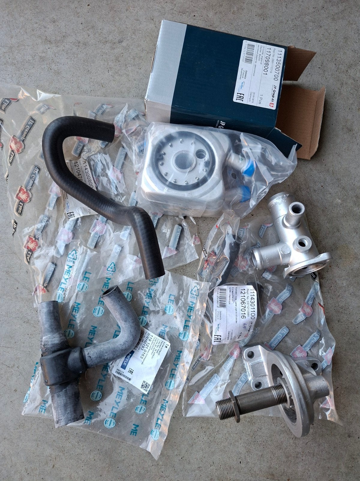 oliekoeler set golf mk1, Nieuw, Ophalen of Verzenden, Bumper, Volkswagen