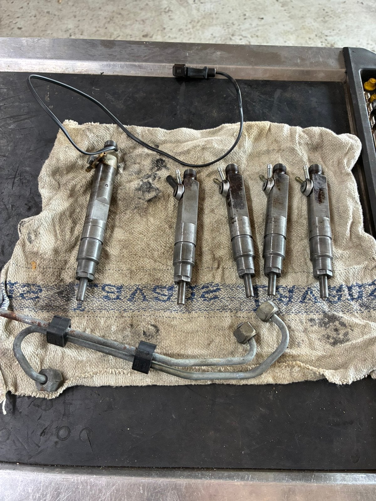 Volkswagen transpoter t4 verstuiver set acv. Met leiding, Ophalen of Verzenden, Gebruikt, Volkswagen