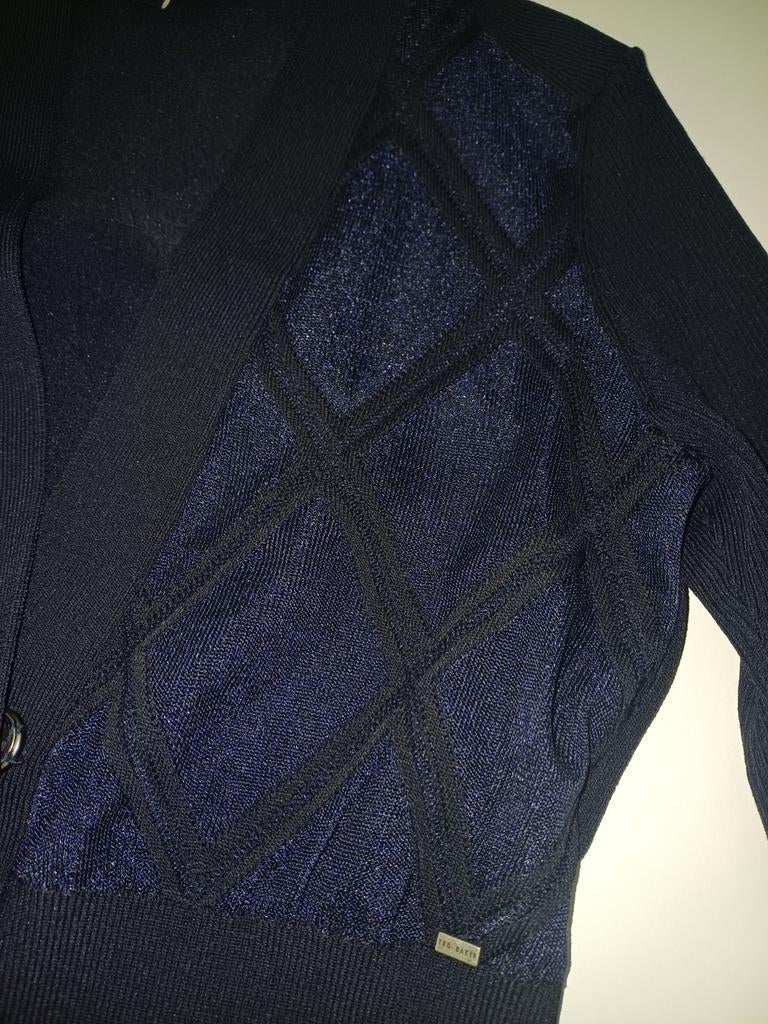 Donkerblauw Ted Baker vest - Nieuw, te klein gekocht, Blauw, Nieuw, Ophalen of Verzenden, Maat 34 (XS) of kleiner