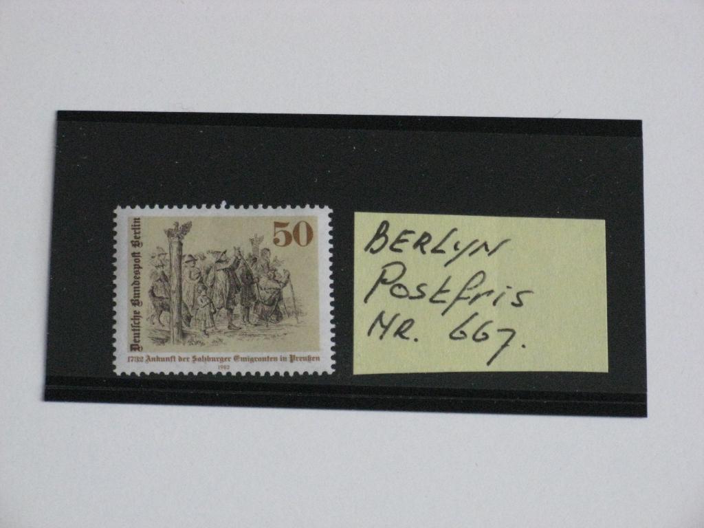Duitsland Berlijn 1982 5 mai Salzburger Nr.667, Ophalen of Verzenden, BRD, Postfris