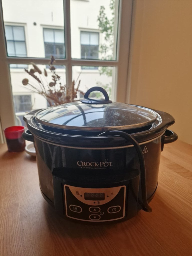 Crockpot slow cooker (gebruikt met deukje, werkt goed!), Ophalen, Gebruikt