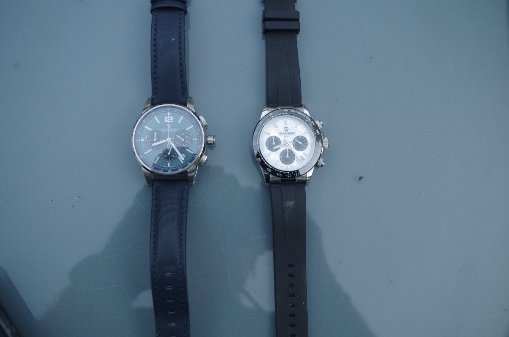pagani design horloges - 2 modellen te koop, Overige merken, Staal, Staal, Polshorloge