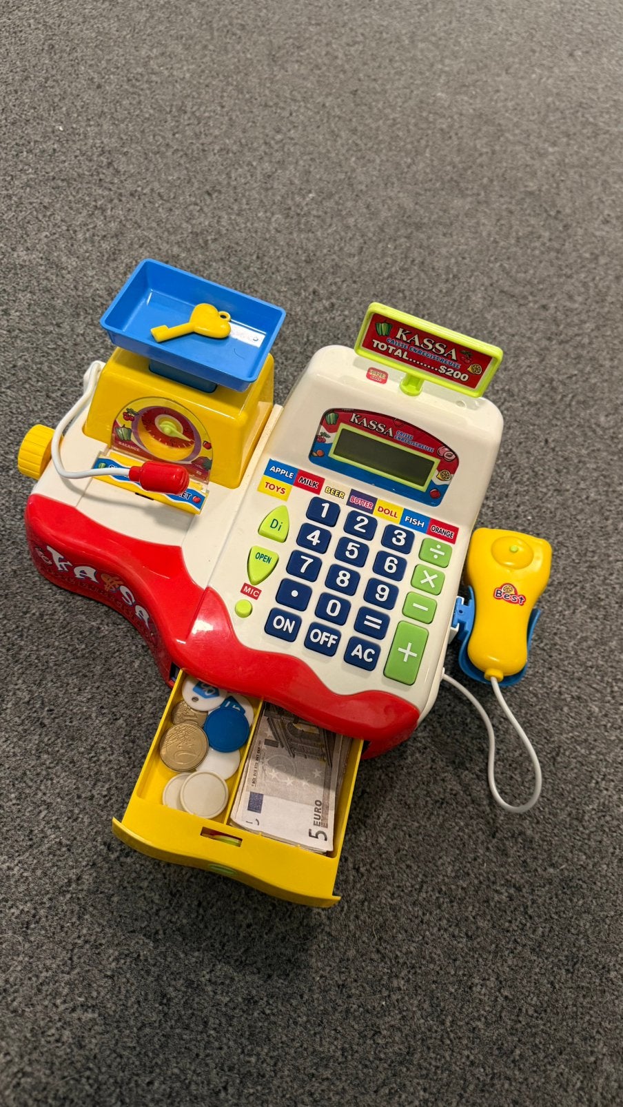 Kassa voor kinderen, Kinderen en Baby's, Ophalen of Verzenden, Zo goed als nieuw, Jongen of Meisje