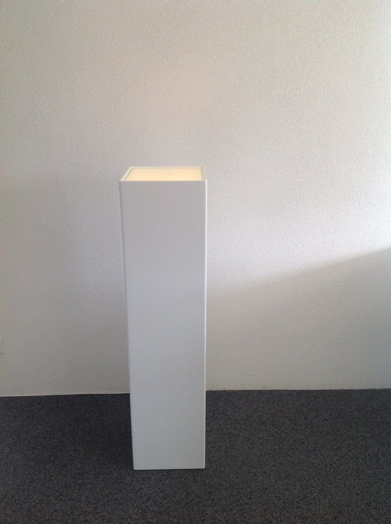 WITTE MDF SOKKEL met LED Verlichting | Luxe Design 100x25x25, Ophalen of Verzenden, Nieuw