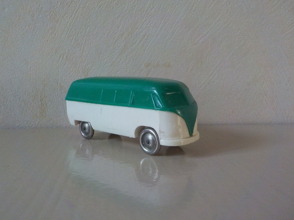 VW Volkswagen bus T1 onverglaasd groen/wit Lego 1:87, Ophalen of Verzenden, Zo goed als nieuw, Auto, Overige merken
