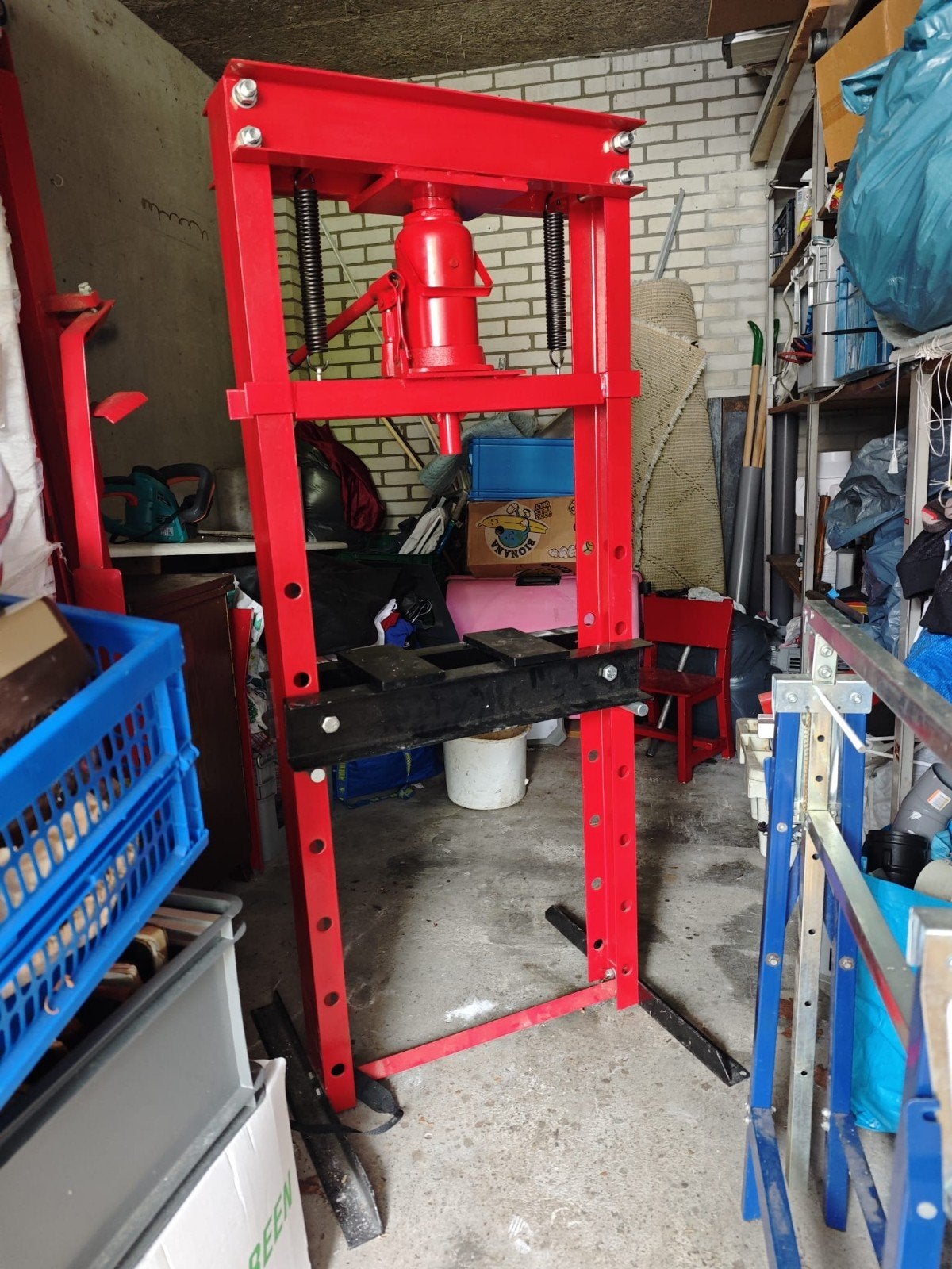20-tons Hydraulische Werkplaatspers (Garagepers), Doe-het-zelf en Verbouw, Ophalen, Zo goed als nieuw
