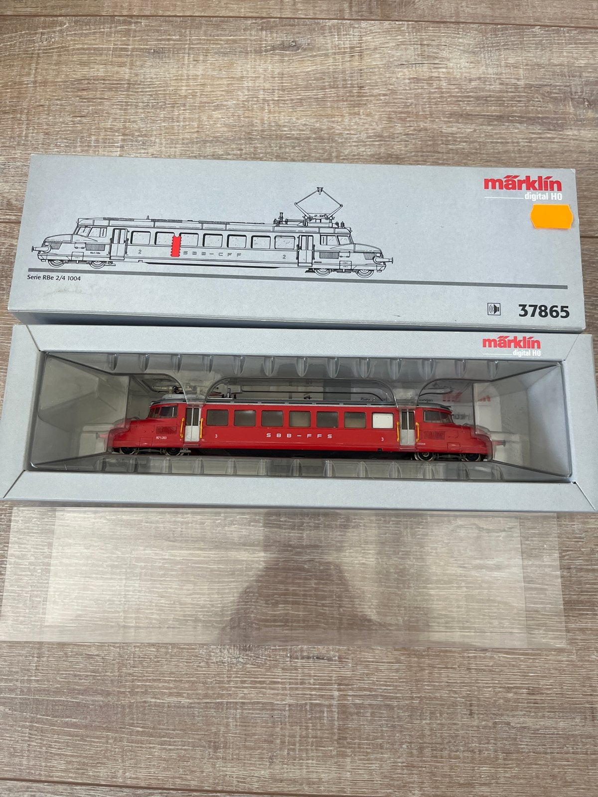 Märklin H0 RBe 2/4 SBB-CFF Locomotief 37865 Digitaal, Wisselstroom, Locomotief, Ophalen of Verzenden, Zo goed als nieuw