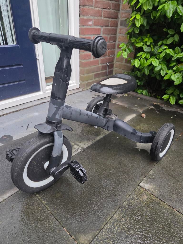 4-in-1 Loopfiets/Driewieler zwart, Fietsen en Brommers, Ophalen
