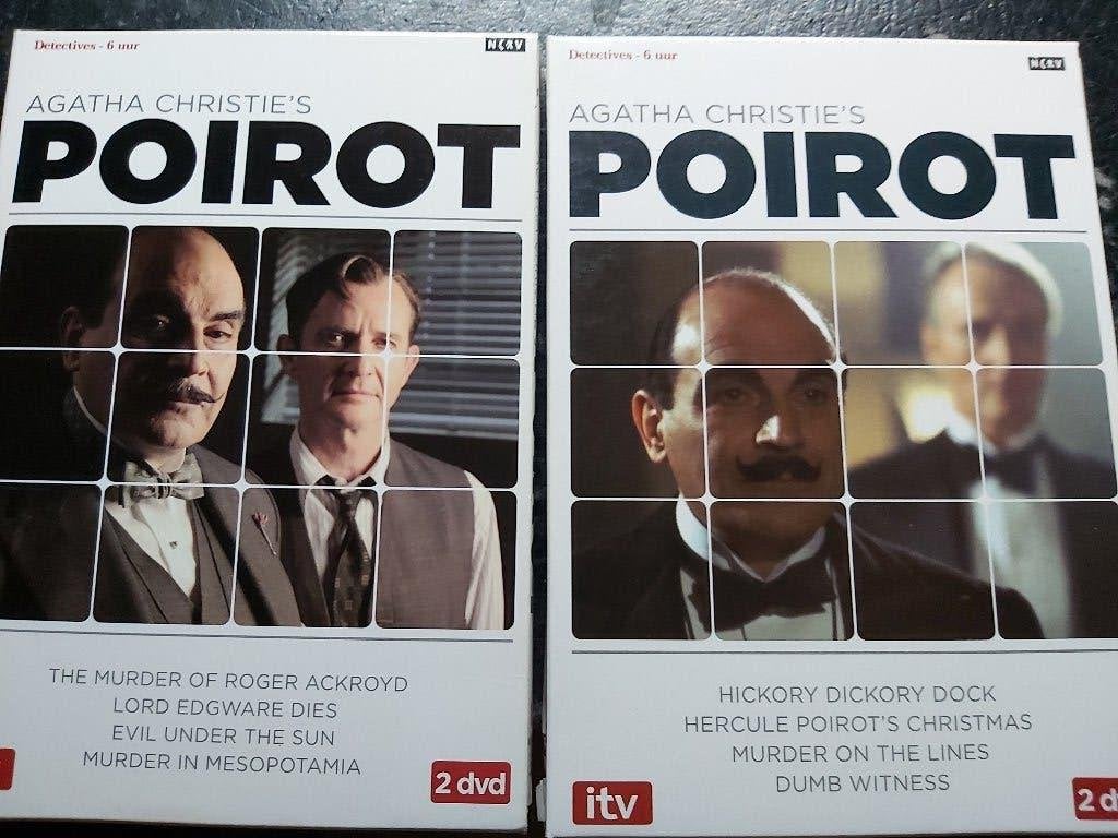 poirot 5  en 9  plus 2 x, Gebruikt, Seizoen 5, Nederlands, Ophalen of Verzenden