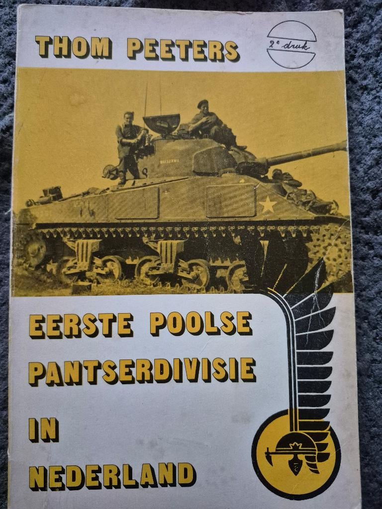 Boek eerste poolse pantserdivisie in Nederland, Verzamelen, Militaria | Tweede Wereldoorlog, Ophalen of Verzenden, Landmacht, Nederland