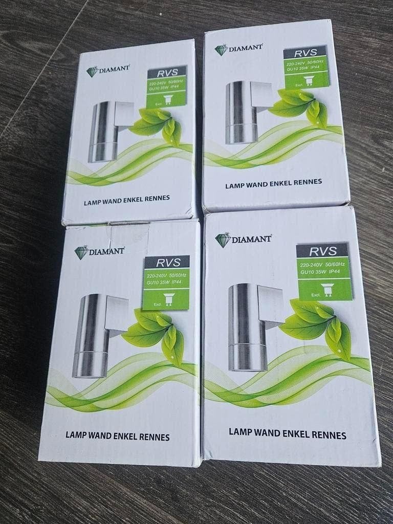 Buitenlampen / wandlampen merk Diamant nieuw in doos., Ophalen of Verzenden, Nieuw, Metaal