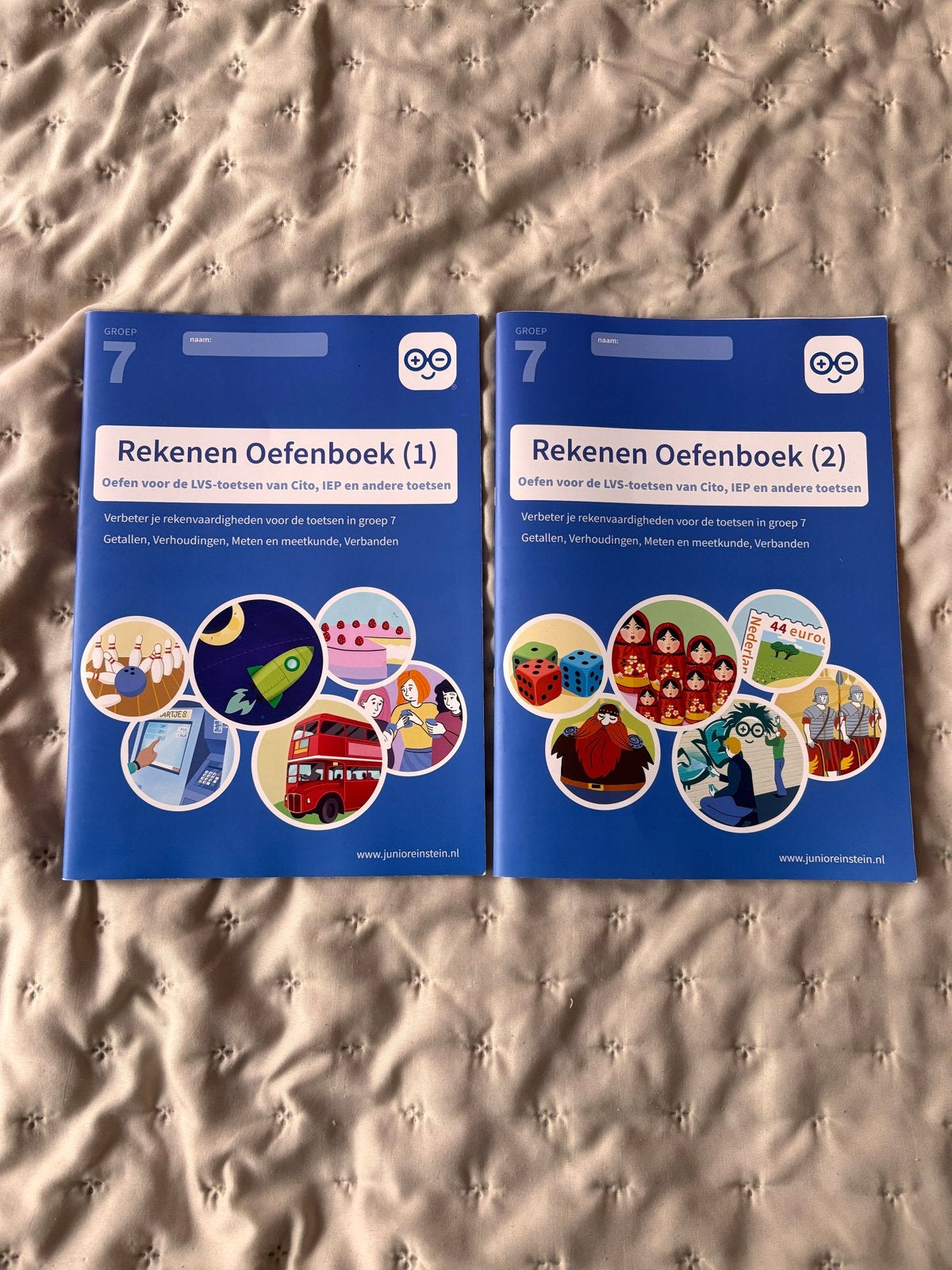 Junior Einstein Rekenen Oefenboek Groep 7 (set van 2), Ophalen of Verzenden, Gelezen, Overige niveaus, Wiskunde A