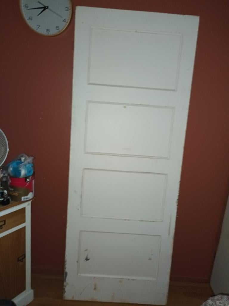 Jaren 30 deur viervaks, Doe-het-zelf en Verbouw, Deuren en Horren, Ophalen of Verzenden, Gebruikt, Binnendeur, 200 tot 215 cm