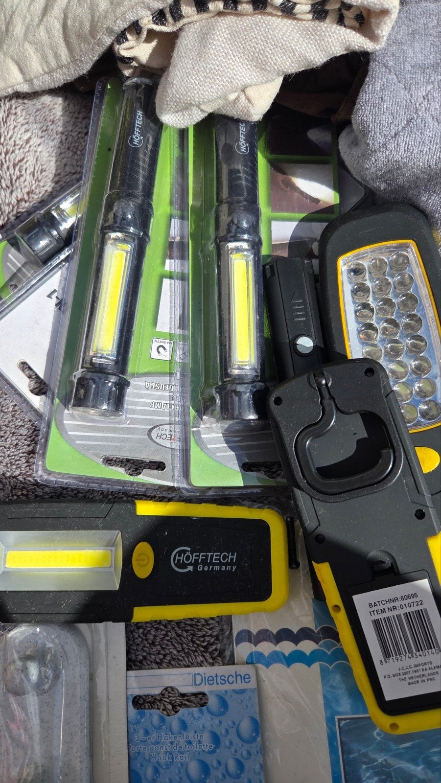 Grote partij diverse zaklampen - Hofftech Germany, Caravans en Kamperen, Ophalen of Verzenden