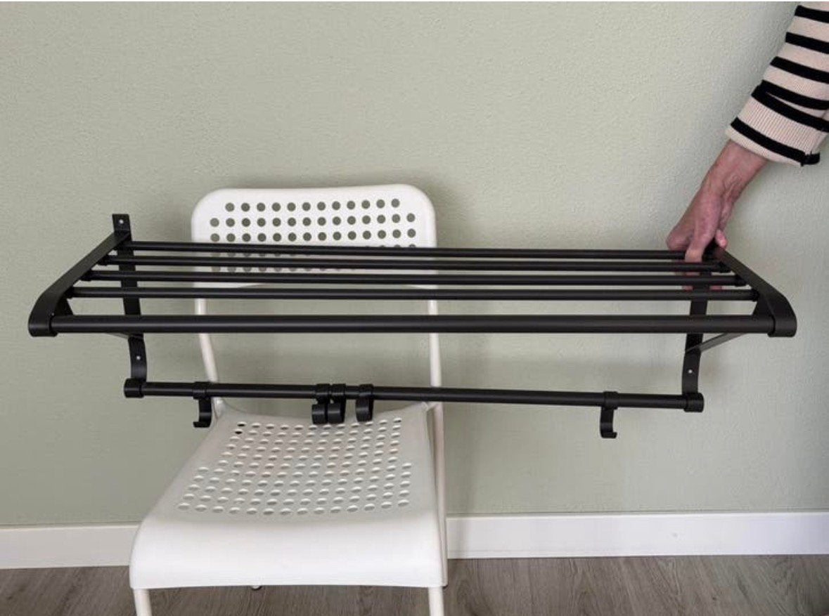 Wandkapstok ikea, Gebruikt, Minder dan 100 cm, Metaal, Ophalen