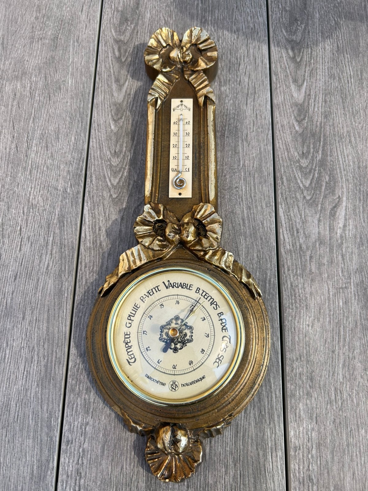 Barometer Frankrijk, Ophalen, Gebruikt, Barometer