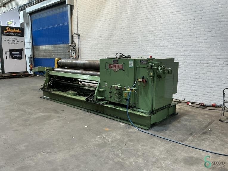 Plaatwalsen Haeusler VRM HY L2500x10mm 2005, Zakelijke goederen, Machines en Bouw | Metaalbewerking