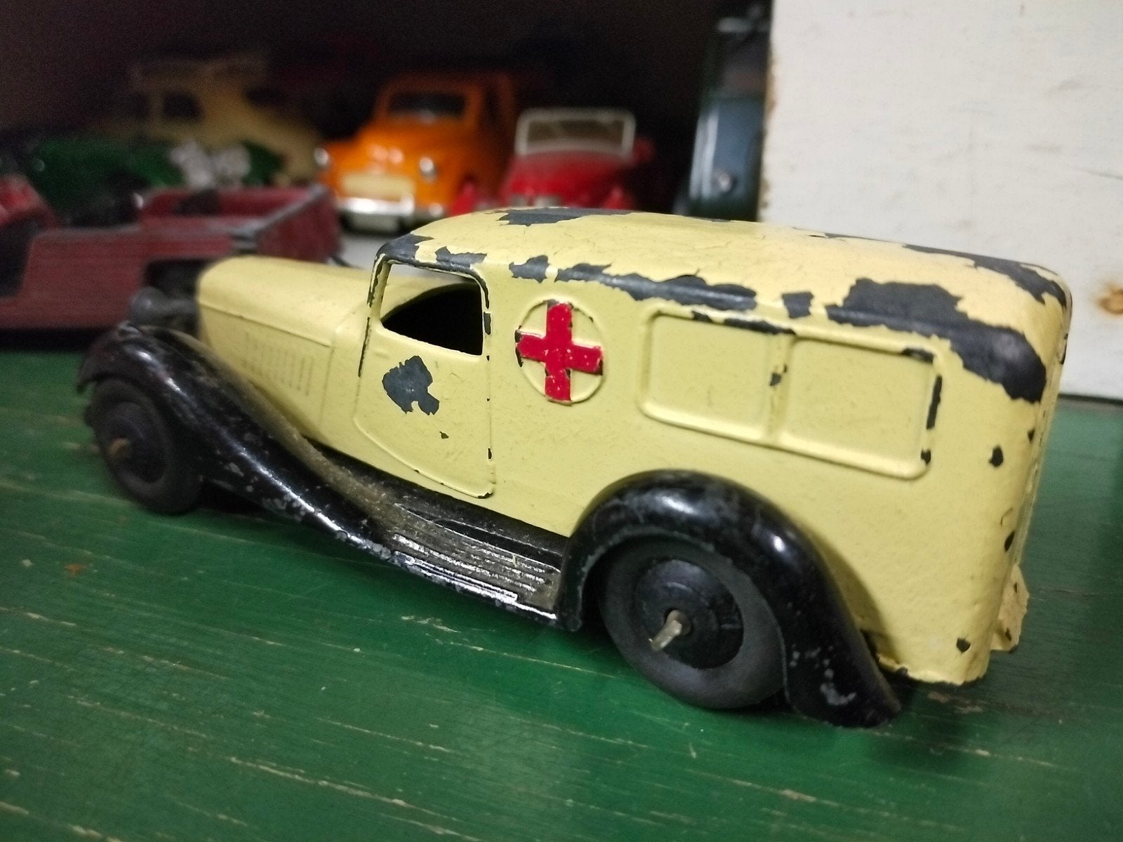 Dinky toys 30F postwar  Ambulance, Ophalen of Verzenden, Gebruikt, Auto, Dinky Toys