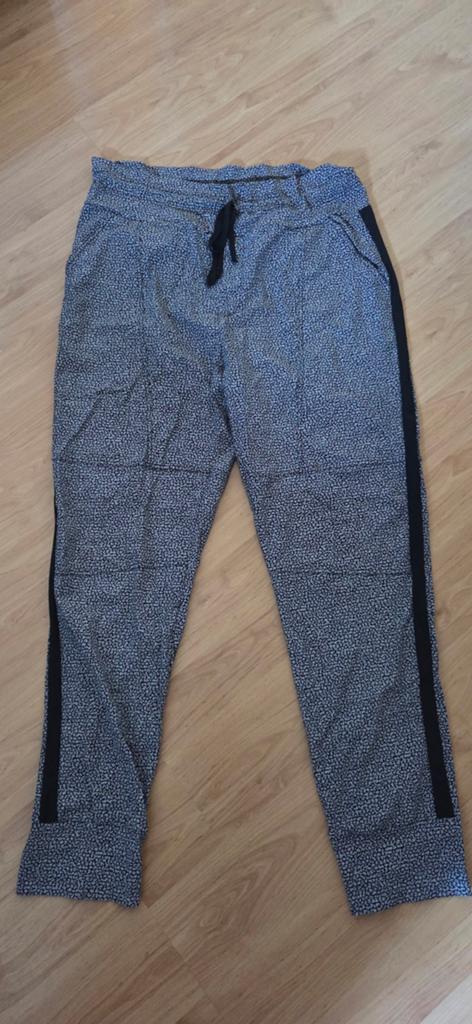 EXXCELLENT Damesbroek met print en zijstreep - Maat 46, Kleding | Dames, Grote Maten, EXXCELLENT, Zwart, Ophalen of Verzenden