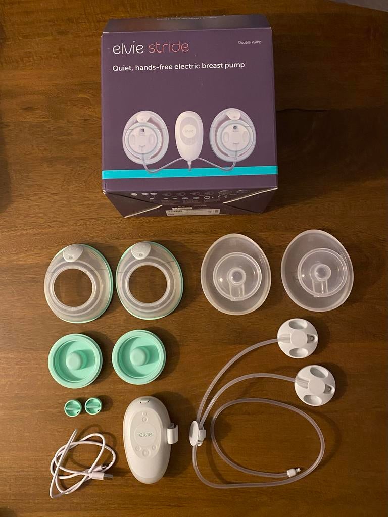 Elvie Stride handsfree dubbele borstkolf, Ophalen, Zo goed als nieuw, Borstkolf