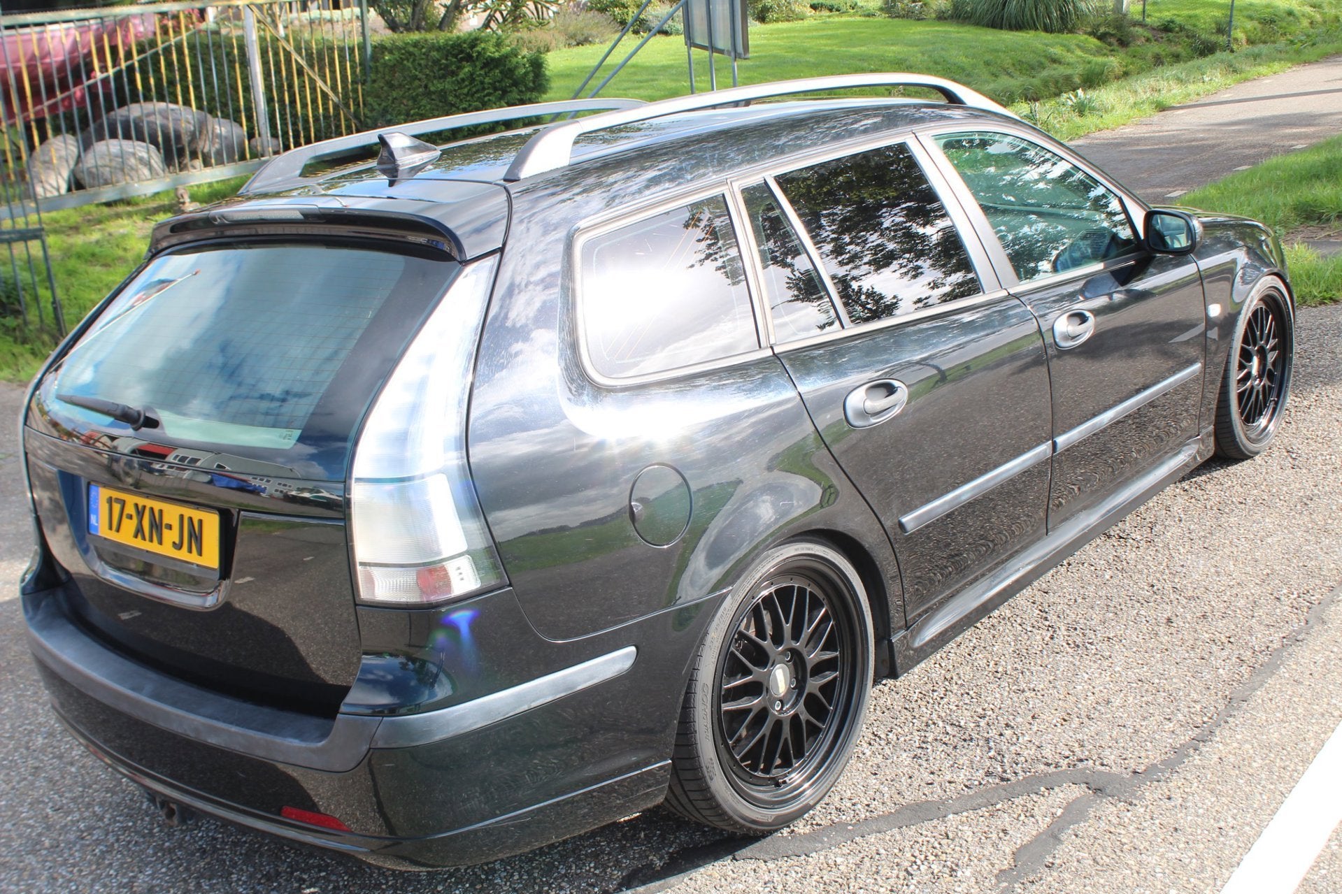 Saab 9-3 Sport Estate 1.8t Vector // verlaagd / 19"lm //, Auto's, 1998 cc, Gebruikt, Beige, 4 cilinders