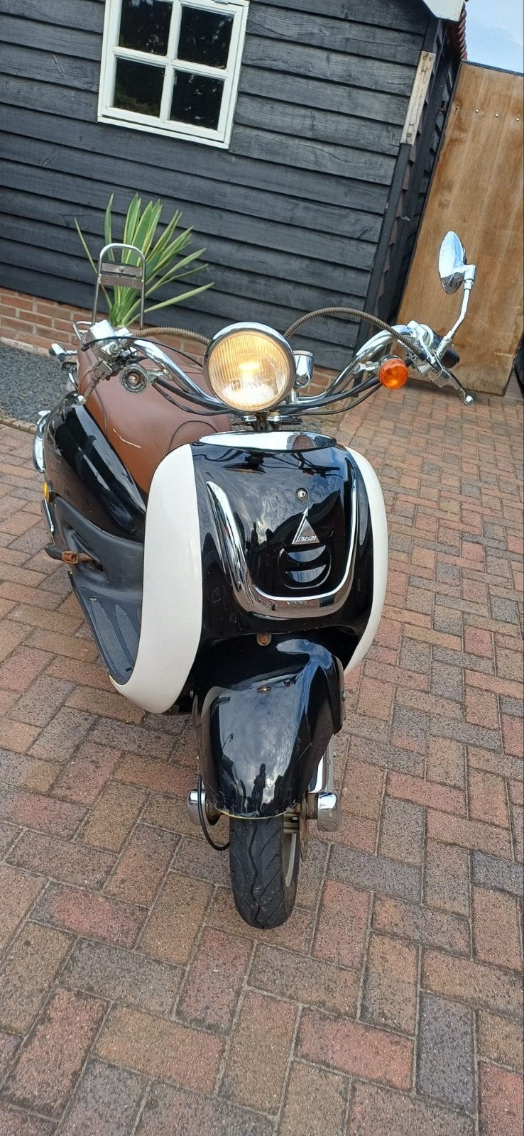 Bella Exclusive Scooter - Zwart/Wit, Ophalen, Benzine, Overige merken