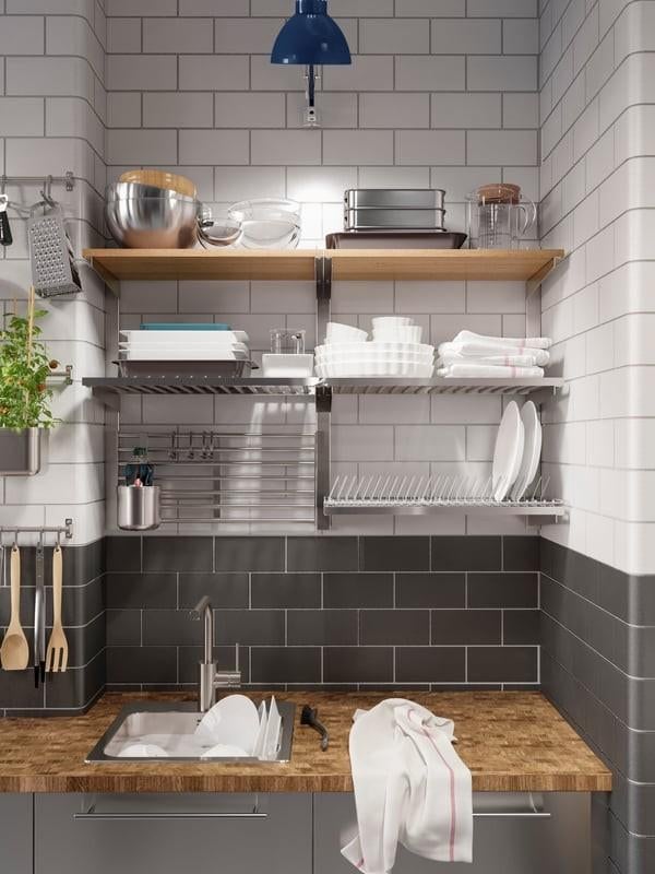 IKEA Kungsfors wall racks for kitchen, Ophalen