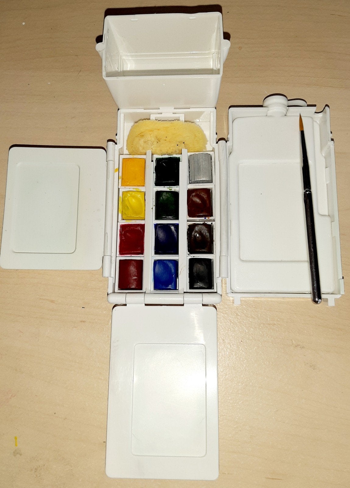 Winsor & Newton Field Set Waterverfen5aquarelsketchboeken, Ophalen of Verzenden, Gebruikt, Waterverf