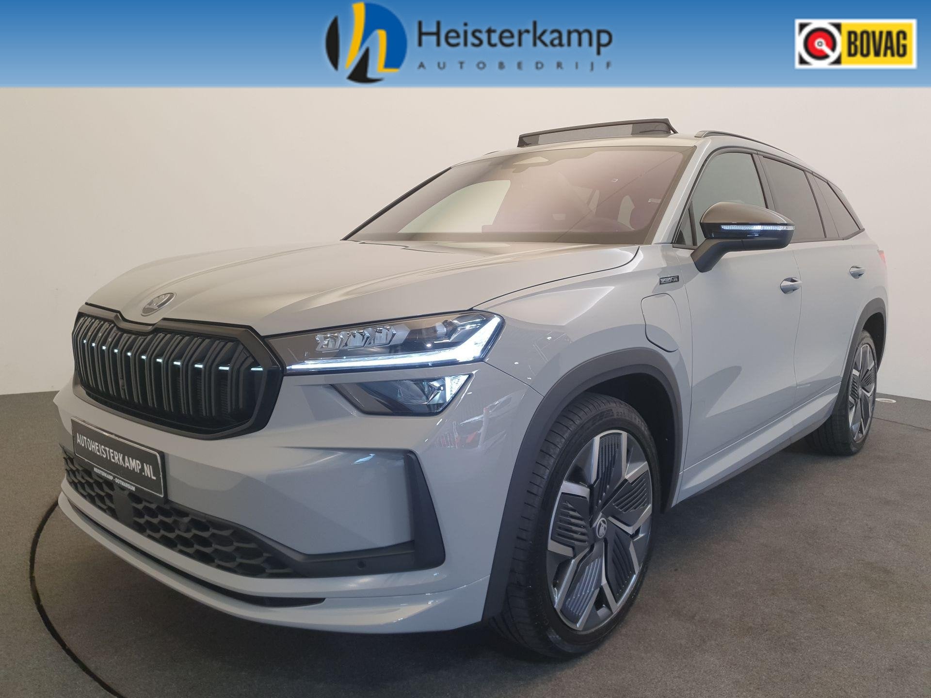 SKODA Kodiaq 1.5 TSI PHEV DSG/AUT 204pk Sportline Business W, Auto's, 12 maanden, Zwart, 4 cilinders, 26 kWh