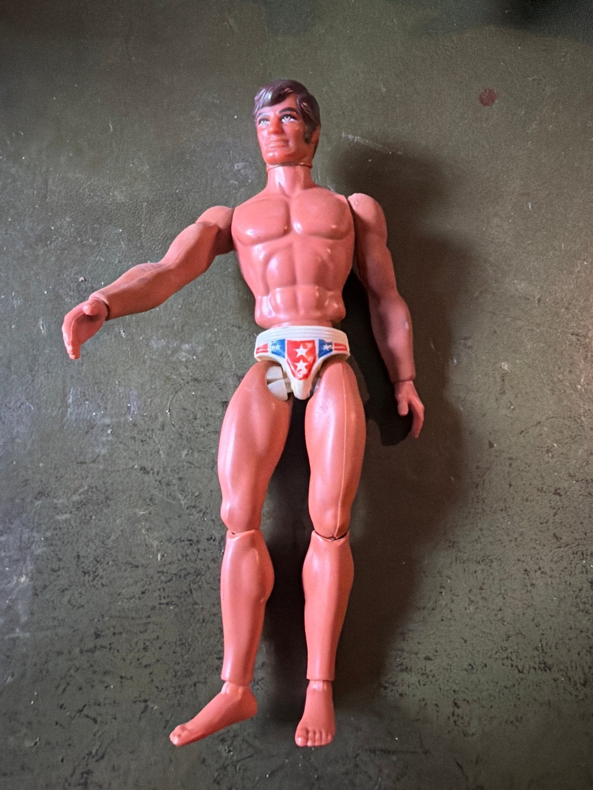 Vintage Mattel Action Man Figuur (1972) - Zeldzaam, Ophalen of Verzenden, Gebruikt