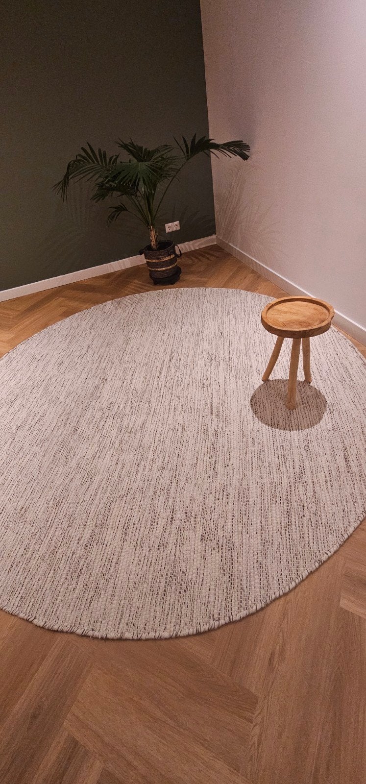 vloerkleed diameter 2,5 m, Huis en Inrichting, Rond, 200 cm of meer, Ophalen of Verzenden, Zo goed als nieuw