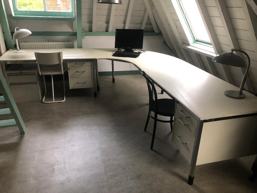 bureau, Huis en Inrichting, Ophalen, Gebruikt, IKEA, Duo-bureau
