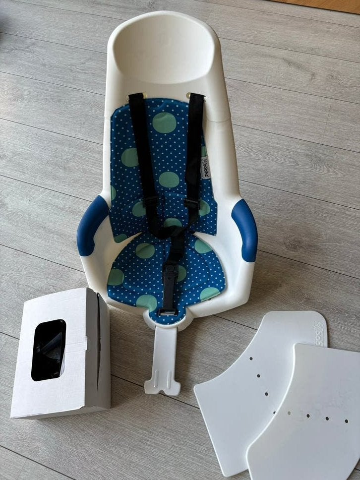 Bobike Maxi+ Achter Fietszitje - Zo goed als nieuw, Ophalen, Achterzitje, Voetsteuntjes, 9 t/m 18 kg