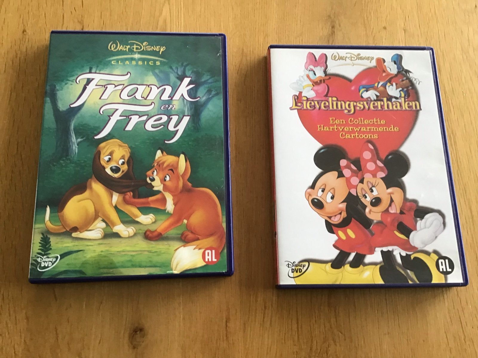 Disney DVD's: Frank en Frey & Lievelingsverhalen, Gebruikt, Animatie, Alle leeftijden, Film