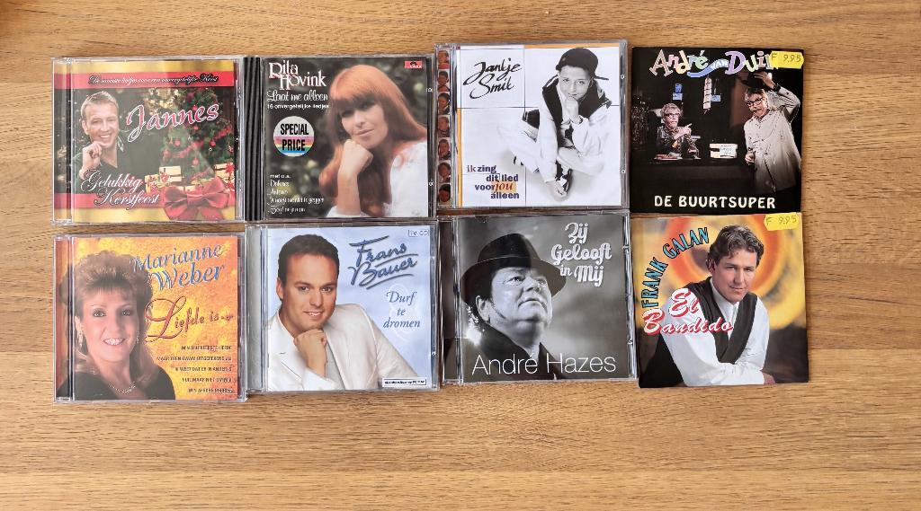 setje CD's oa Jannes, Hazes, Bauer, Weber en Jantje Smit, Ophalen of Verzenden, Zo goed als nieuw, Levenslied of Smartlap